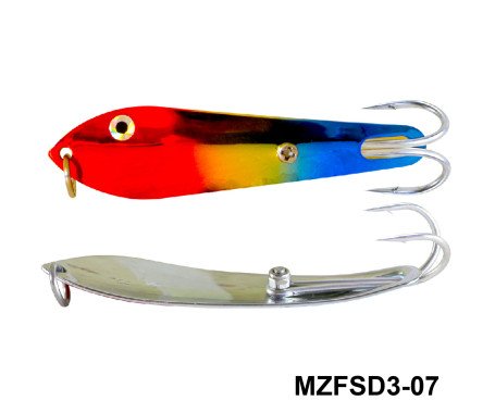 AQUA MARINE - Fishing Spoon with Double Hooks - (Size: 3)